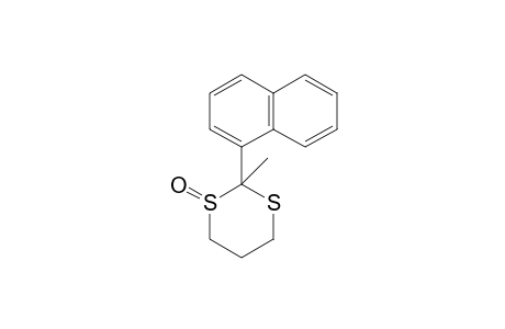 1,3-Dithiane, 2-methyl-2-(1-naphthalenyl)-, 1-oxide