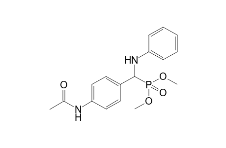 Dimethyl (4-acetamidophenyl)(N-phenylamino)methylphosphonate
