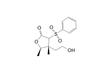 (3S/R,4R,5R)-3-Benzenesulfonyl-4-(2-hydroxyethyl-4,5-dimethyl-3-(phenylthio)-dihydrofuran-2-one