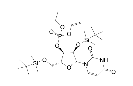 2',5'-Di(tert-butyldimethylsilyl)-3'-ethyl vinyl phosphate)uridine