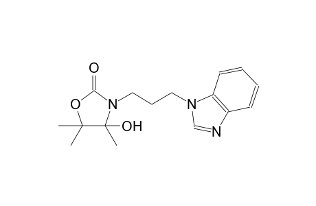 2-oxazolidinone, 3-[3-(1H-benzimidazol-1-yl)propyl]-4-hydroxy-4,5,5-trimethyl-