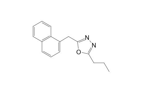 2-(Naphthalen-1-ylmethyl)-5-propyl-1,3,4-oxadiazole