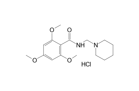 N-(piperidinomethyl)-2,4,6-trimethoxybenzamide, hydrochloride