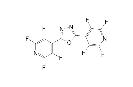 2,5-bis(2,3,5,6-tetrafluoro-4-pyridyl)-1,3,4-oxadizole