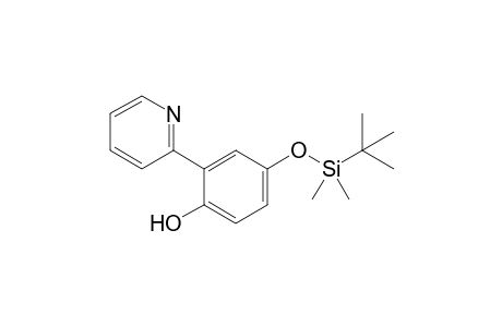 4-(tert-Butyldimethylsiloxy)-2-pyridin-2-ylphenol