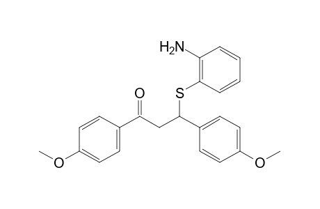 3-[(o-aminophenyl)thio]-4'-methoxy-3-(p-methoxyphenyl)propiophenone
