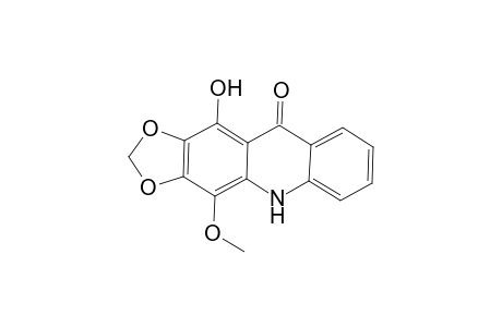 1,3-Dioxolo[4,5-b]acridin-10(5H)-one, 11-hydroxy-4-methoxy-