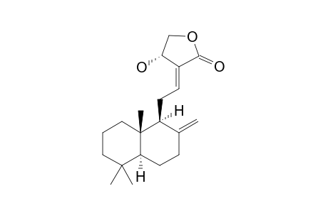 CALCARATARIN-D;14-EPI-ISOCORONARIN-D;LABDA-8(17),12-DIEN-14-ALPHA-OL-16(15)-OLIDE