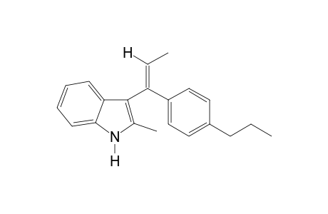 2-Methyl-3-(1-(4-propylphenyl)1-propen-1-yl)-1H-indole II