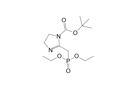 2-(diethoxyphosphorylmethyl)-2-imidazoline-1-carboxylic acid tert-butyl ester