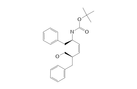 (2S,5S)-2-BENZYL-5-[(TERT.-BUTOXYCARBONYL)-AMINO]-6-PHENYL-(Z)-3-HEXEN-1-OL