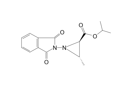 trans-3-METHYL-1-PHTHALIMIDO-2-AZIRIDINECARBOXYLIC ACID, ISOPROPYL ESTER