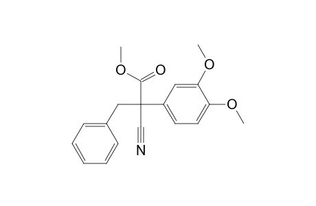 Methyl 2-cyano-2-(3,4-dimethoxyphenyl)-3-phenylpropionate