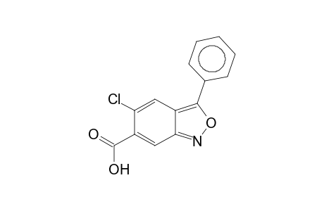 2,1-Benzisoxazole-6-carboxylic acid, 5-chloro-3-phenyl-