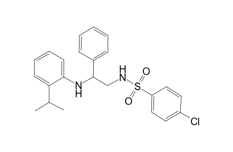 4-Chloro-N-[2-(2-isopropyl-phenylamino)-2-phenyl-ethyl]-benzenesulfonamide
