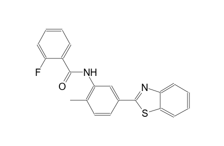 benzamide, N-[5-(2-benzothiazolyl)-2-methylphenyl]-2-fluoro-