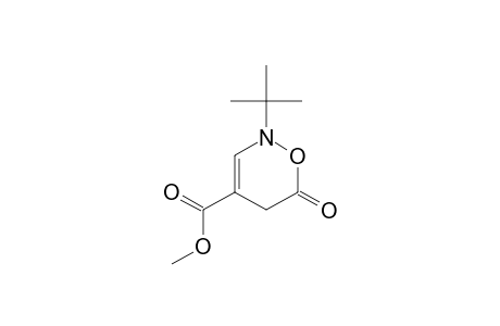 METHYL-2-N-TERT.-BUTYL-6-OXO-5,6-DIHYDRO-2H-1,2-OXAZINE-4-CARBOXYLATE