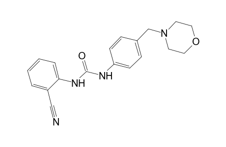 1-(2-cyanophenyl)-3-[4-(4-morpholinylmethyl)phenyl]urea
