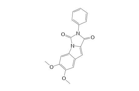 6,7-DIMETHOXY-2-PHENYL-2,3-DIHYDRO-1H-IMIDAZOL-[1,5-A]-INDOLE-1,3-DIONE