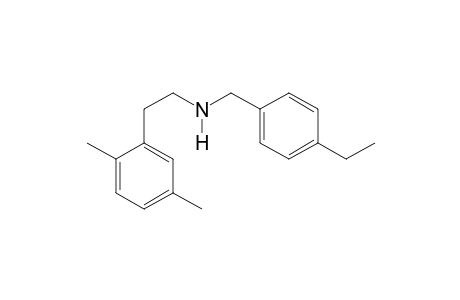 2-(2,5-Dimethylphenyl)-N-[(4-ethylphenyl)methyl]ethan-1-amine