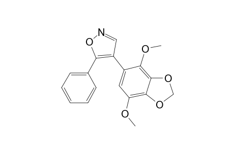 4-(4,7-Dimethoxy-2H-1,3-benzodioxol-5-yl)-5-phenyl-1,2-oxazole