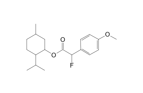 1-Methyl-4-isopyopylcyclohex-3-yl 2-fluoro-2-(4-methoxyphenyl)ethanoate