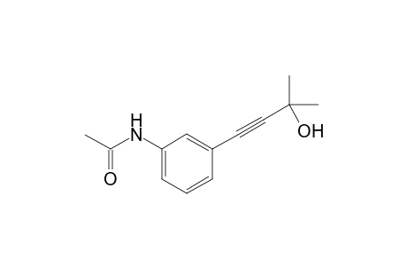 2-Methyl-4-(3-acetylaminophenyl)-3-butyn-2-ol