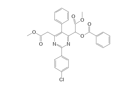 1-(2-(4-Chlorophenyl)-6-(2-methoxy-2-oxoethyl)-5-phenylpyrimidin-4-yl)-2-methoxy-2-oxoethyl Benzoate