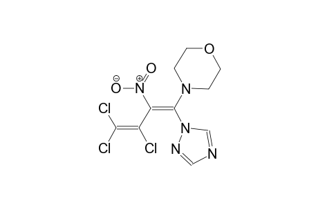 morpholine, 4-[(1E)-3,4,4-trichloro-2-nitro-1-(1H-1,2,4-triazol-1-yl)-1,3-butadienyl]-