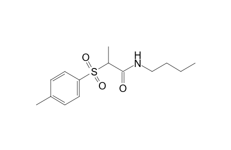 N-butyl-2-(p-tolylsulfonyl)propionamide