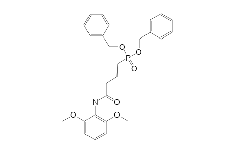 DIBENZYL-3-(2,6-DIMETHOXYPHENYLCARBAMOYL)-PROPYLPHOSPHONATE