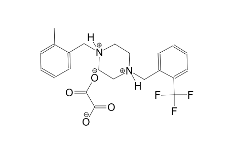 1-(2-methylbenzyl)-4-[2-(trifluoromethyl)benzyl]piperazinediium oxalate