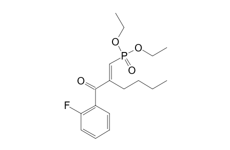 (E)-2-butyl-3-diethoxyphosphoryl-1-(2-fluorophenyl)prop-2-en-1-one