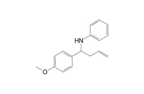N-(1-(4-methoxyphenyl)but-3-enyl)aniline