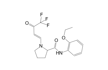 N-(2-ethoxyphenyl)-1-[(1E)-4,4,4-trifluoro-3-oxo-1-butenyl]-2-pyrrolidinecarboxamide