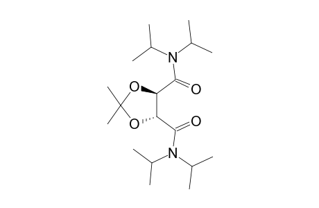 N,N,N,N-tetrakis(Isopropyl)-2,3-[O-isopropylidene]tartaramide