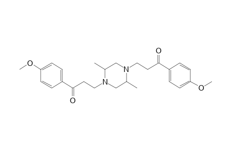 1,4-bis[2'-(p-Methoxybenzoyl)ethyl]-2,5-dimethylpiperazine