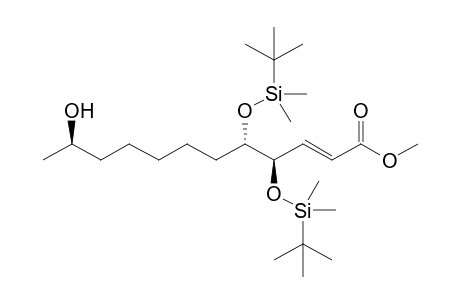 (2E,4R,5S,11R)-4,5-bis[(1',1'-Dimethylethyl)dimethylsilyloxy]-11-hydroxy-2-dodecenoic acid - Methyl ester