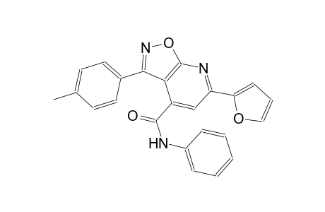 isoxazolo[5,4-b]pyridine-4-carboxamide, 6-(2-furanyl)-3-(4-methylphenyl)-N-phenyl-