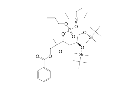 ALLYL-(2R,3R,5R)-1-BENZOYLOXY-5,6-BIS-(TERT.-BUTYLDIMETHYLSILOXY)-2-HYDROXY-2-METHYL-3-HEXANYL-TRIETHYLAMMNONIUM-SALT