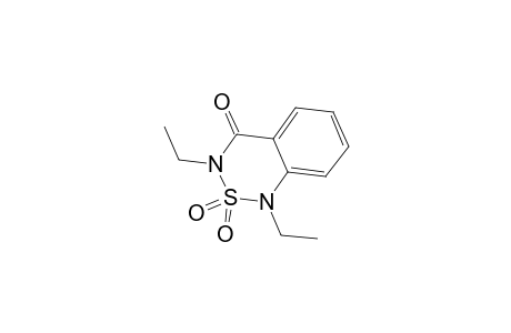 1H-2,1,3-Benzothiadiazin-4(3H)-one, 1,3-diethyl-, 2,2-dioxide