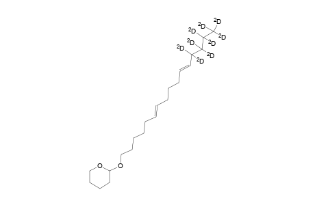 2-[( 13',13',14',14',15',15',16',16',16'-Nonadeuterio-hexadeca-6,11-dien-1'-yl)oxy]-tetrahydropyran