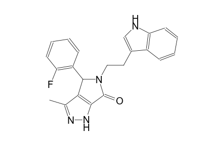 pyrrolo[3,4-c]pyrazol-6(1H)-one, 4-(2-fluorophenyl)-4,5-dihydro-5-[2-(1H-indol-3-yl)ethyl]-3-methyl-