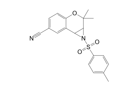 3,3-Dimethyl-N-tosyl-9-cyano-5-aza-2-oxatricyclo[5.4.0.0(4,6)]undeca-1(11),7,9-triene