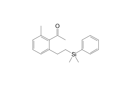 2'-[2-(Dimethylphenylsilyl)ethyl]-6'-methylactophenone