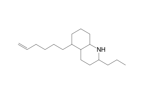 2-Propyl-5-(5'-hexen-1'-yl)-decahydroquinoline