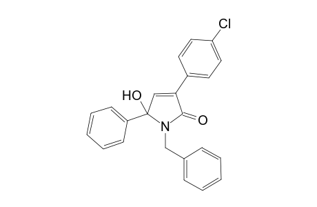 1-Benzyl-3-(4-chlorophenyl)-5-hydroxy-5-phenyl-1H-pyrrol-2(5H)-one