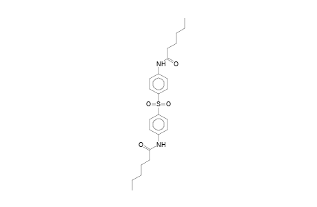N-[4-[4-(1-oxohexylamino)phenyl]sulfonylphenyl]hexanamide
