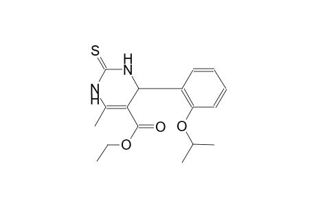 ethyl 4-(2-isopropoxyphenyl)-6-methyl-2-thioxo-1,2,3,4-tetrahydro-5-pyrimidinecarboxylate