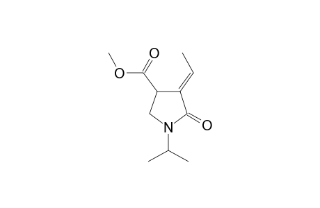 (4E)-4-ethylidene-1-isopropyl-5-keto-pyrrolidine-3-carboxylic acid methyl ester